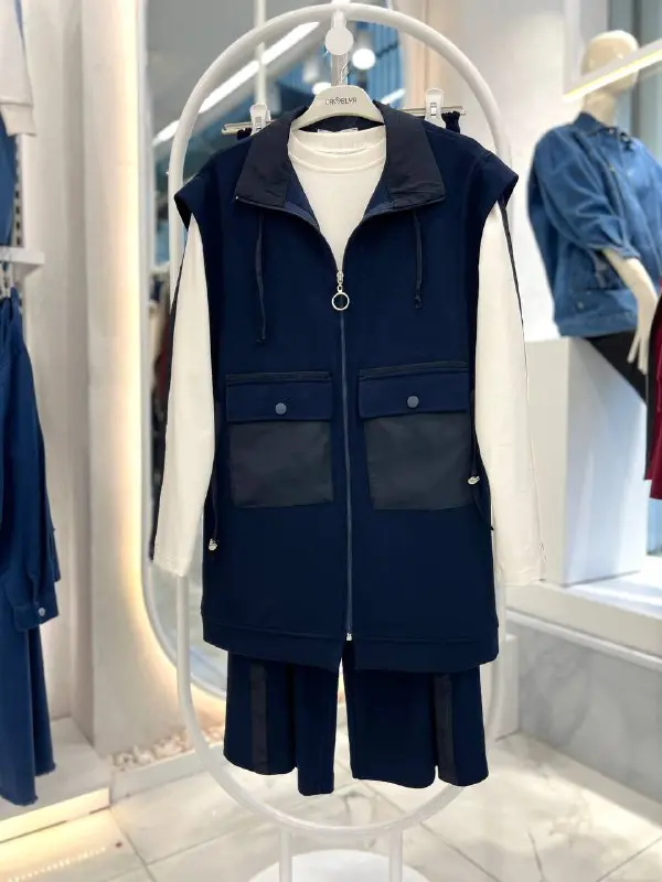 [869-107333-38] Three Piece Set - Navy (38)